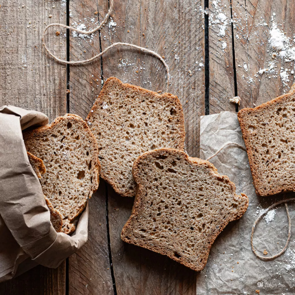 gluten free corn free sandwich bread recipe - sq | gfJules