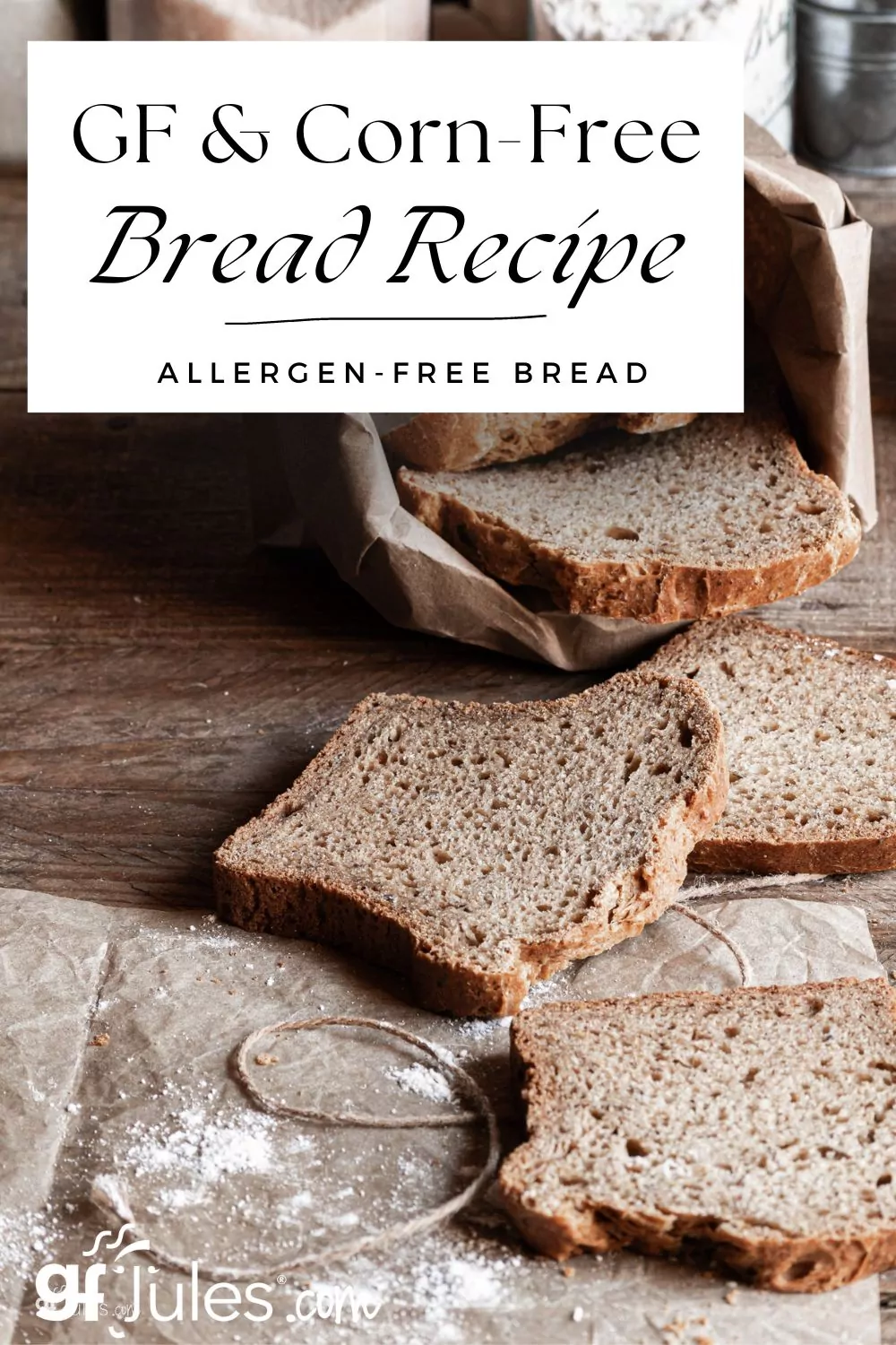 CornFree Gluten Free Sandwich Bread Recipe Gluten free recipes
