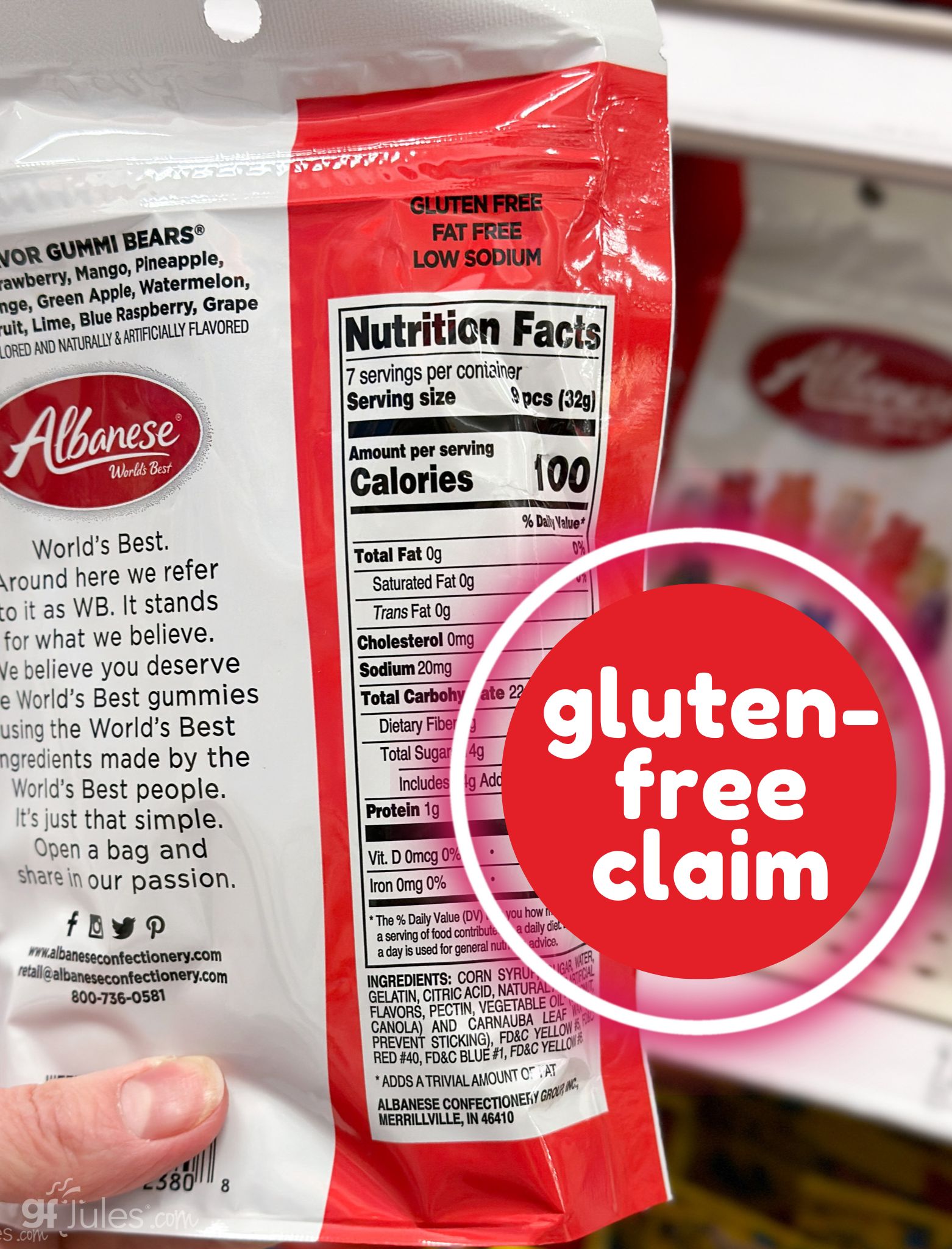 Gluten Free Valentine's Candy List - from trusted expert gfJules