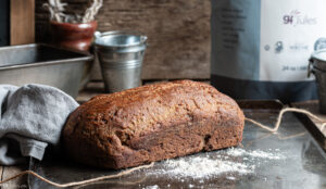 grain free sandwich bread recipe with Nada Flour banner