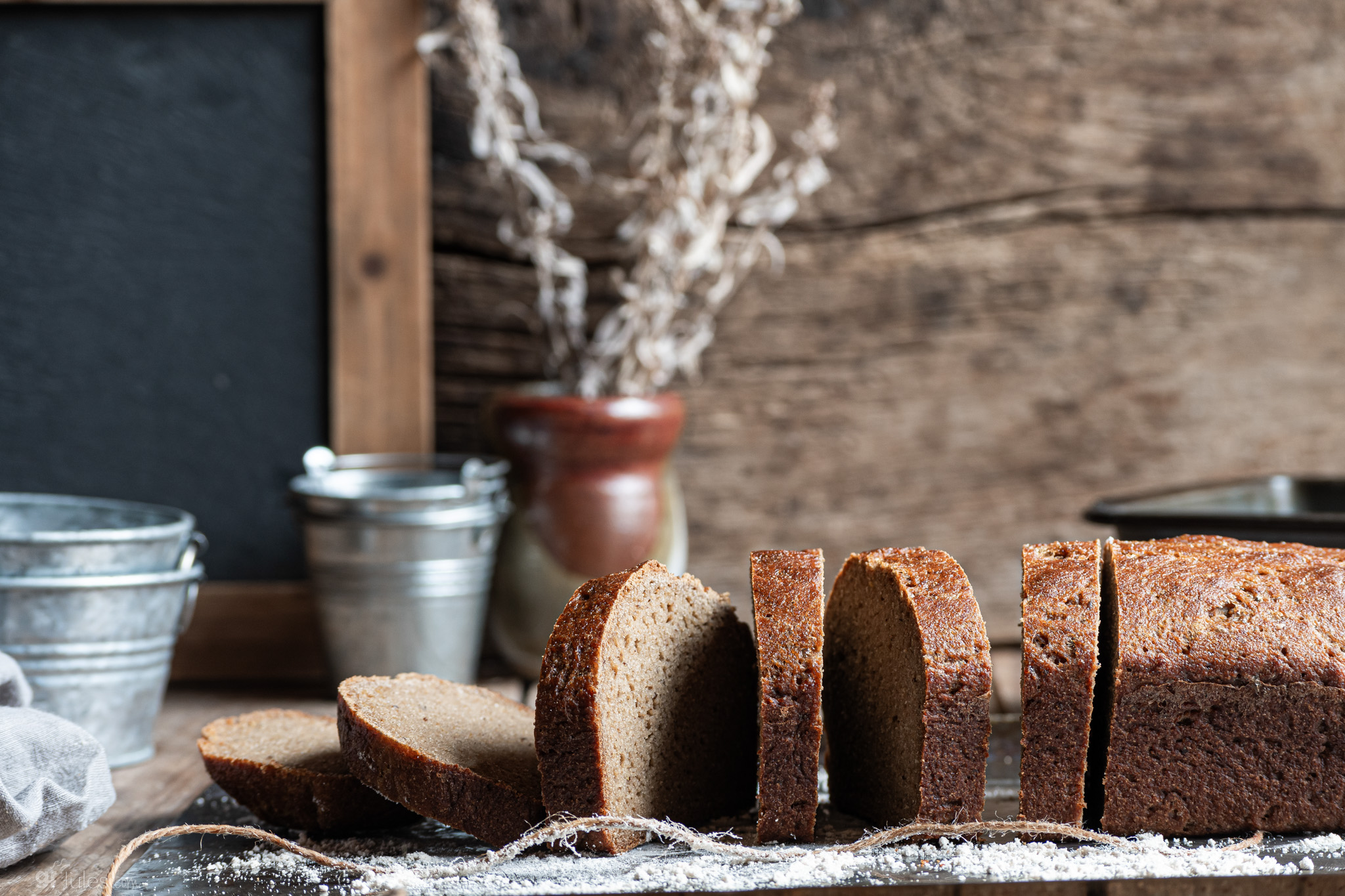 Grain Free Sandwich Bread Recipe - made with gfJules Nada Flour