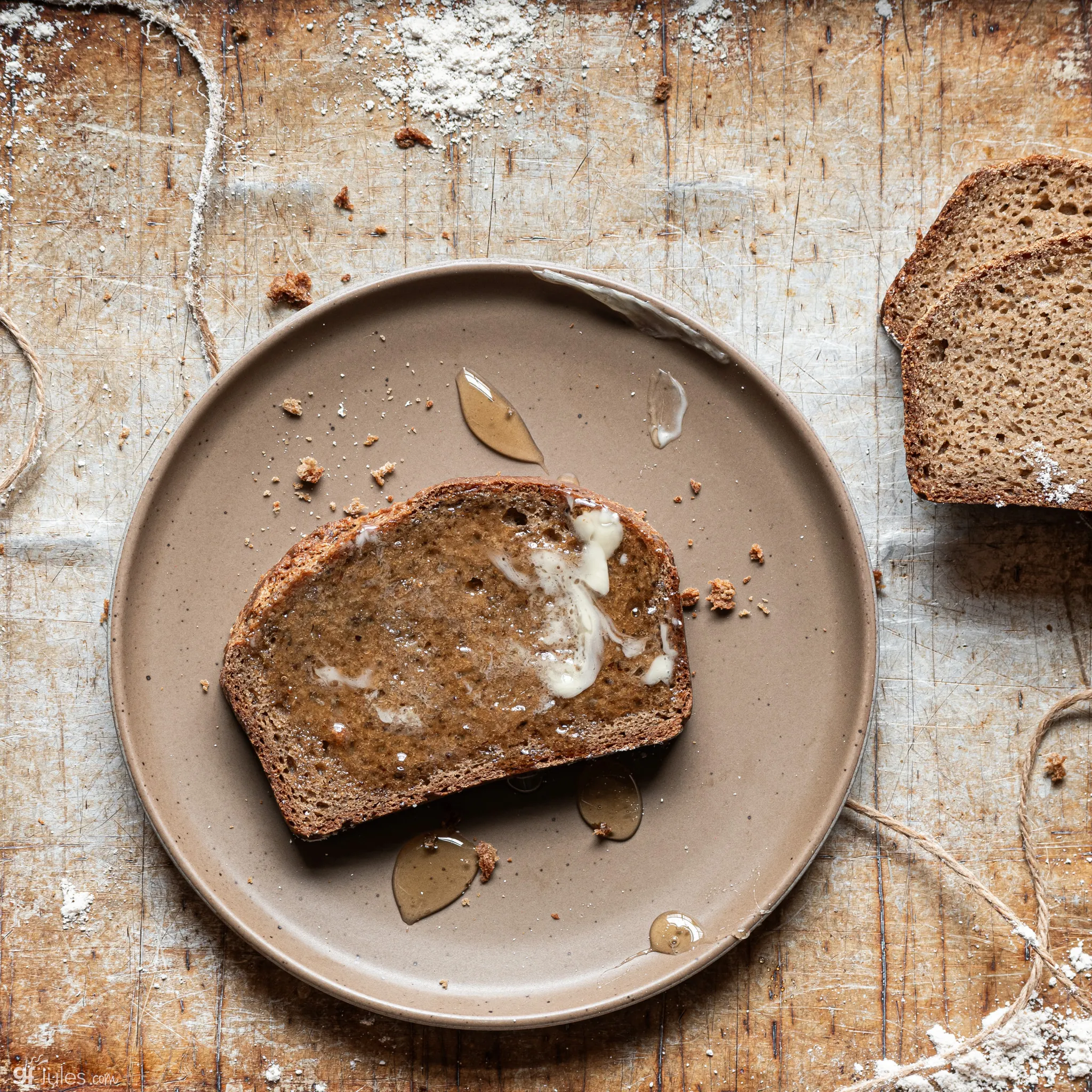 Grain Free Sandwich Bread Recipe - made with gfJules Nada Flour