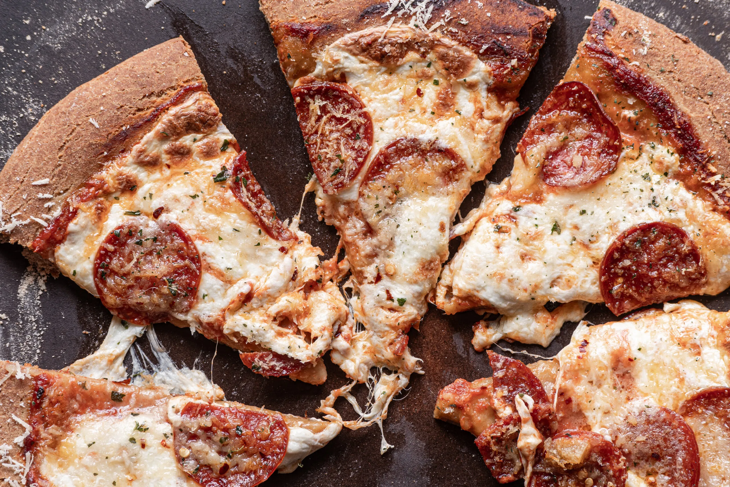 grain free pizza recipe banner