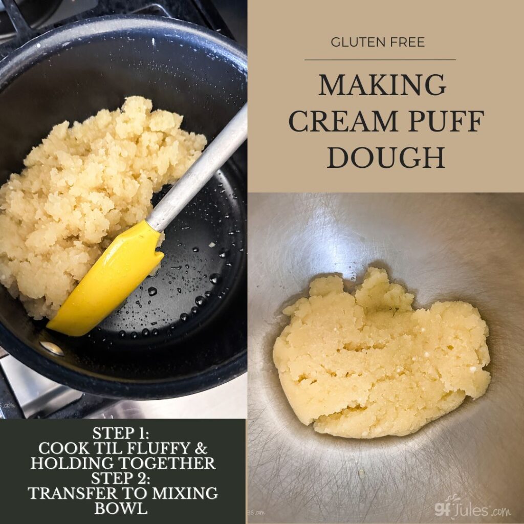 Making Gluten Free Cream Puff Dough