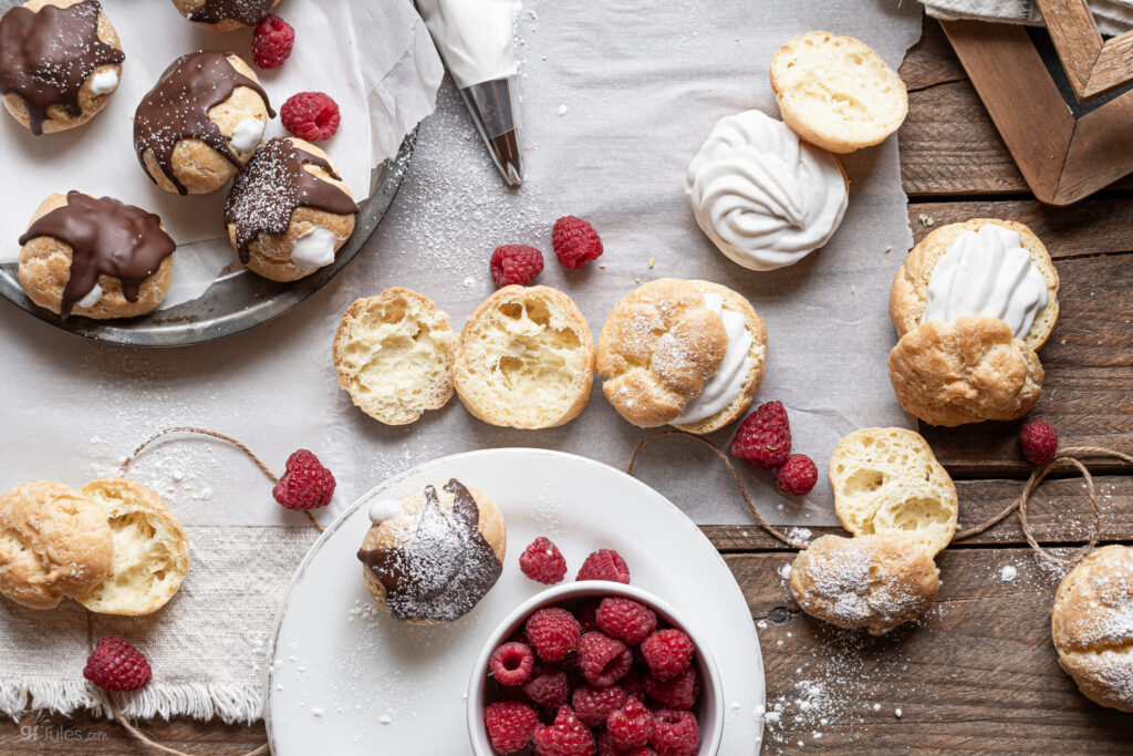 gluten free puff pastry cut open