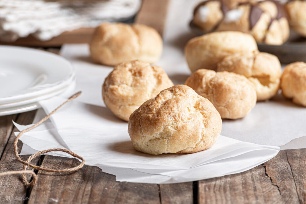 gluten free puff pastry just baked