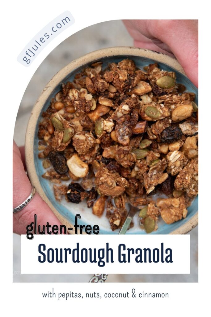 gluten free sourdough granola | gfJules