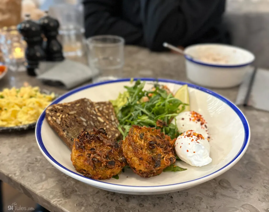 The Union Kitchen breakfast with gluten free bread