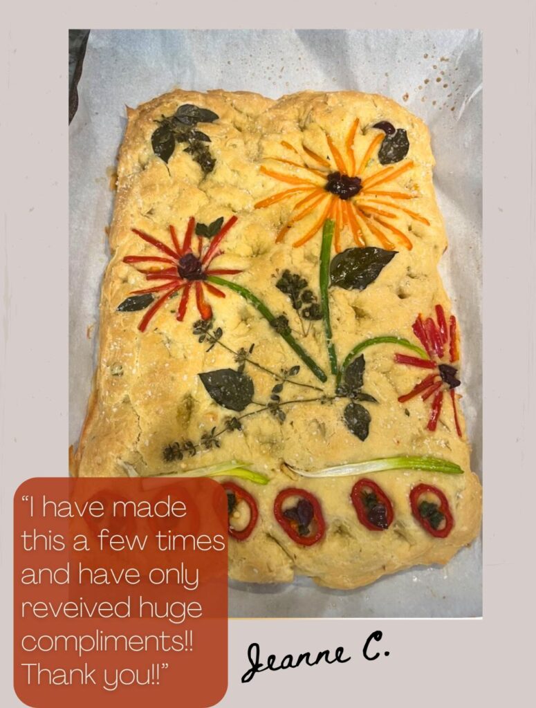 Reader gluten free focaccia art