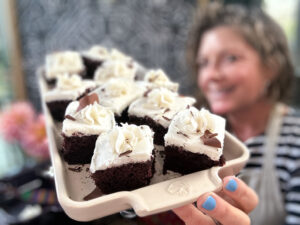 Gluten Free Red Velvet Cake - natural red color, dairy-free gfJules