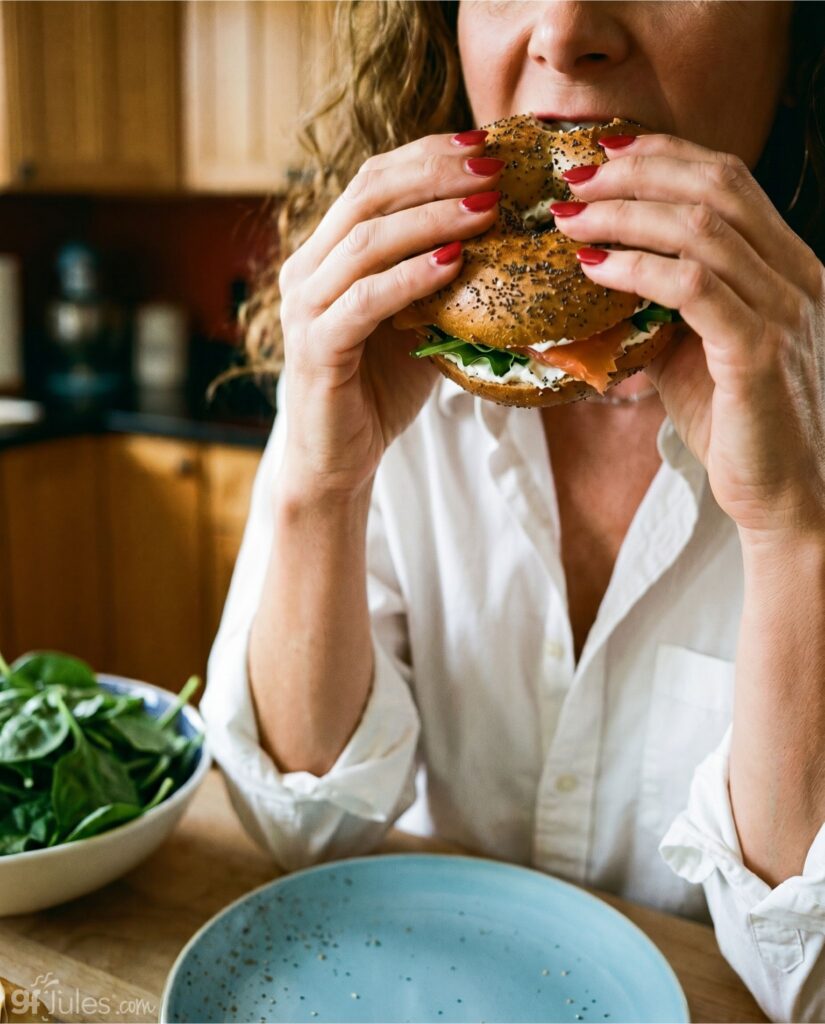 enjoy a fresh homemade gluten free bagel anytime!