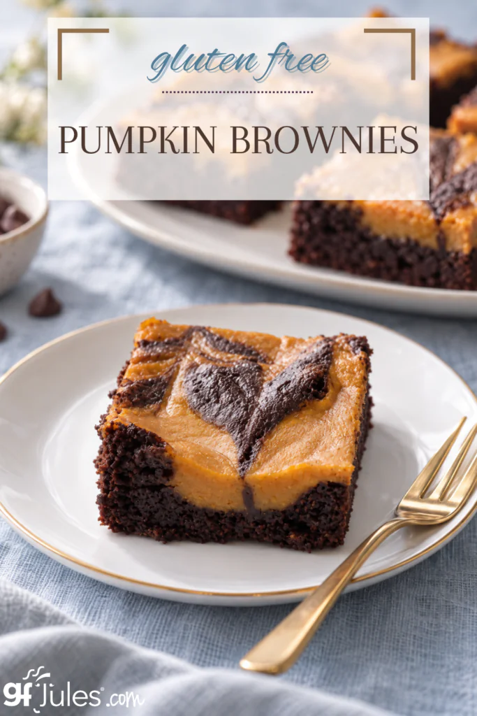 gluten free dairy free pumpkin brownies recipe | gfJules