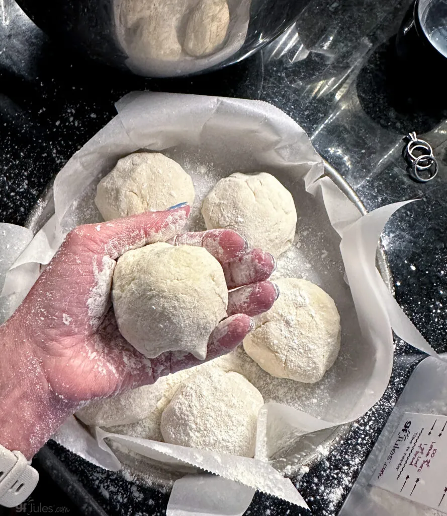 shaping gluten free Pull apart rolls 2024