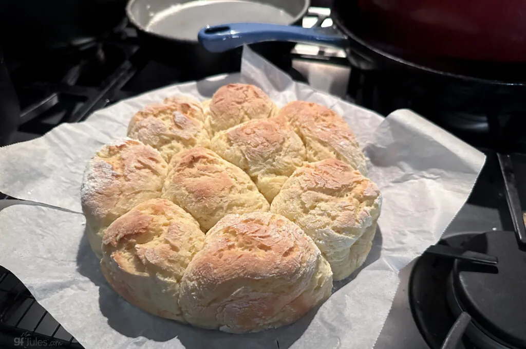 Gluten Free Pull apart rolls just out of the oven 2024