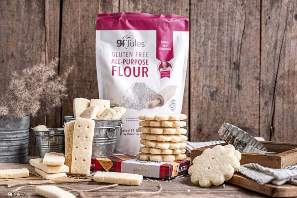 gluten free shortbread cookies with gfJules Flour