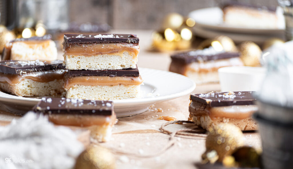 Gluten Free Millionaire Shortbread wide