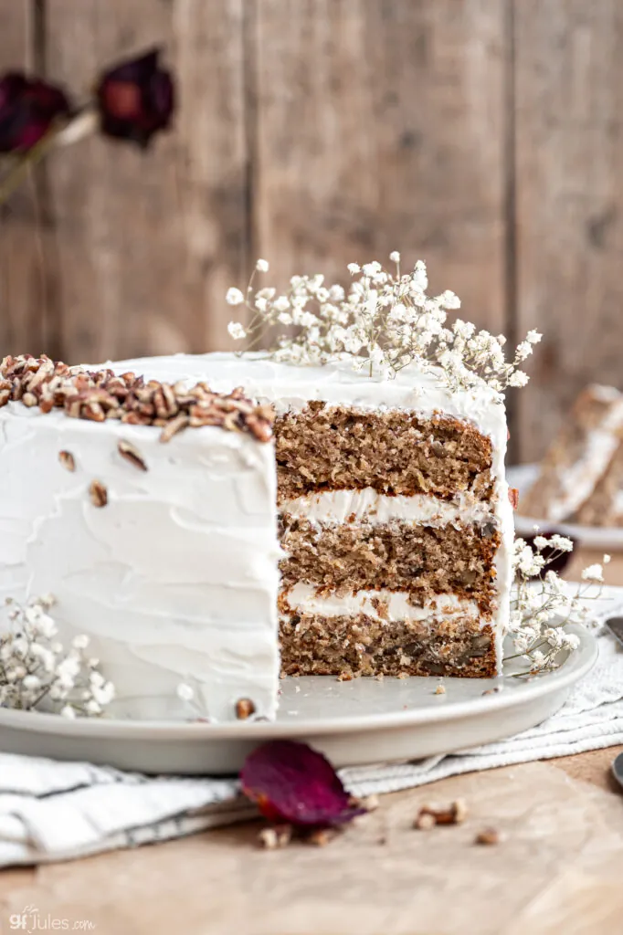 Gluten Free Hummingbird Cake sliced