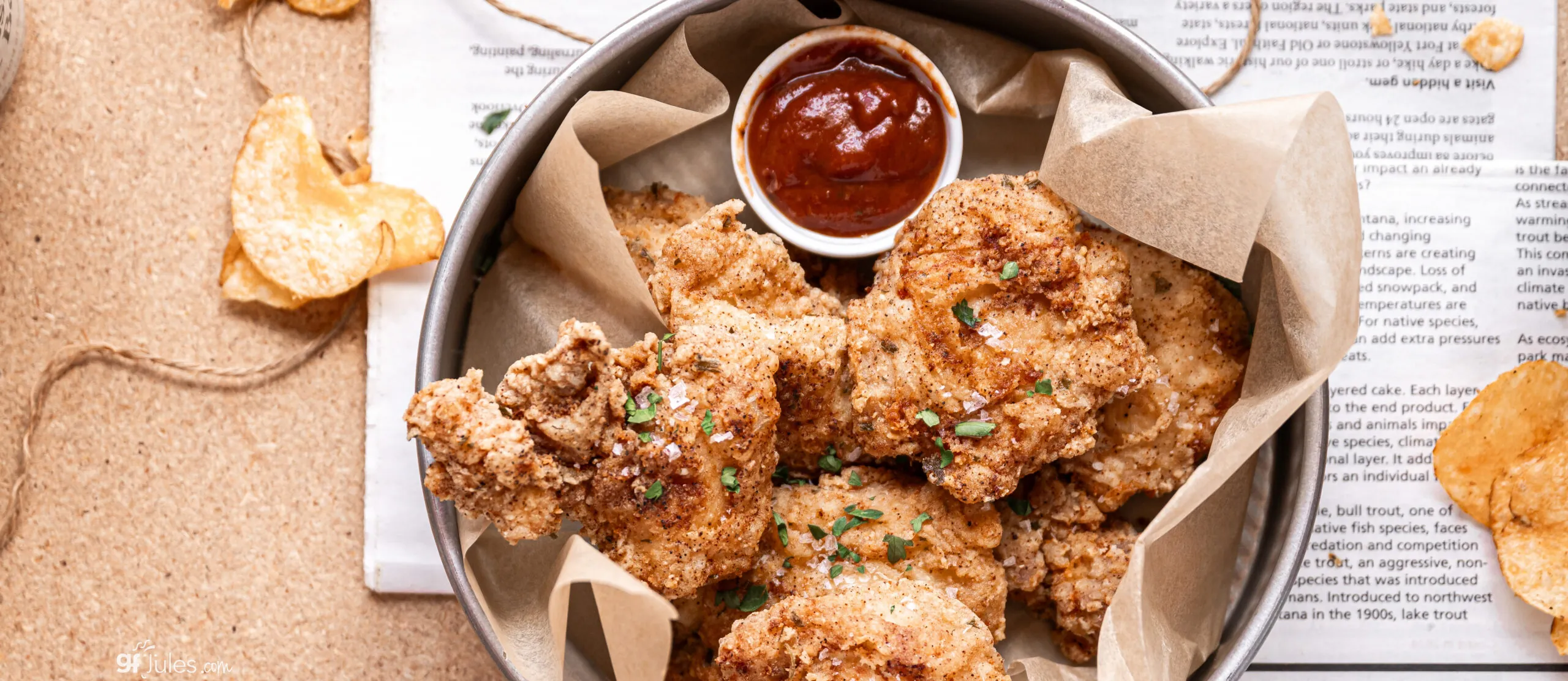 Gluten Free Fried Chicken Recipe Banner