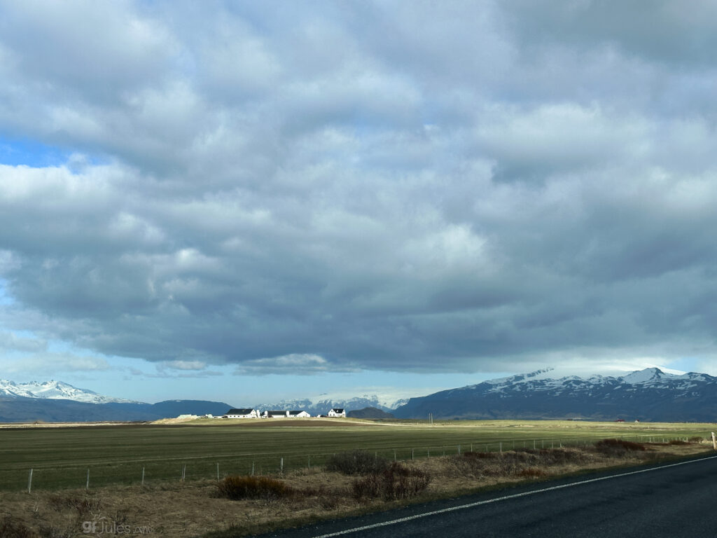 Iceland countryside drive