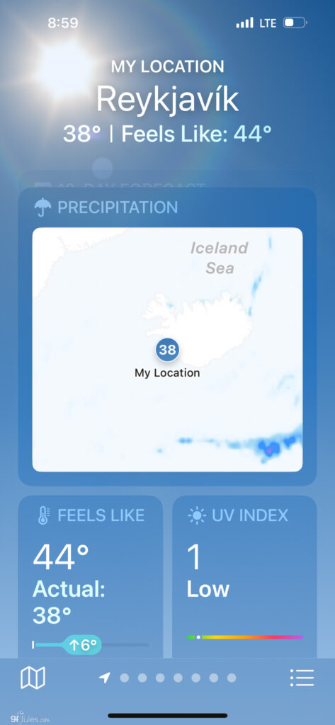 Reykjavik weather in April