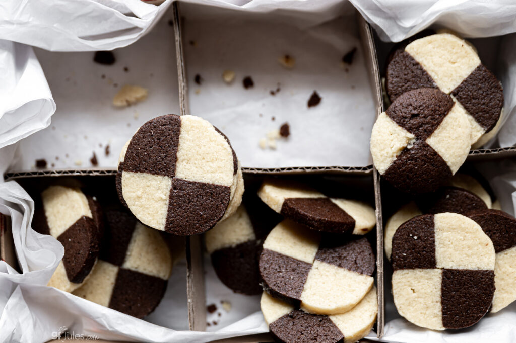 gluten free icebox cookies in box