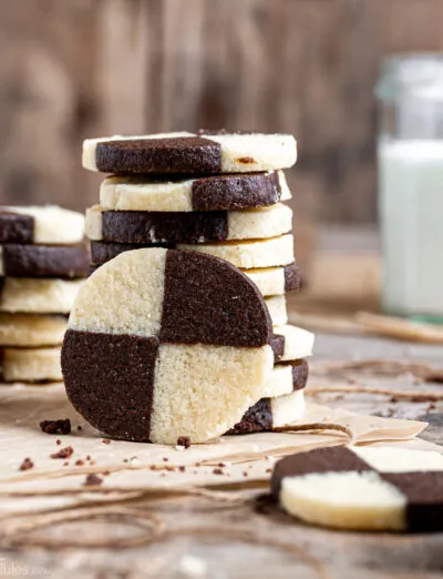 gluten free icebox cookies with milk