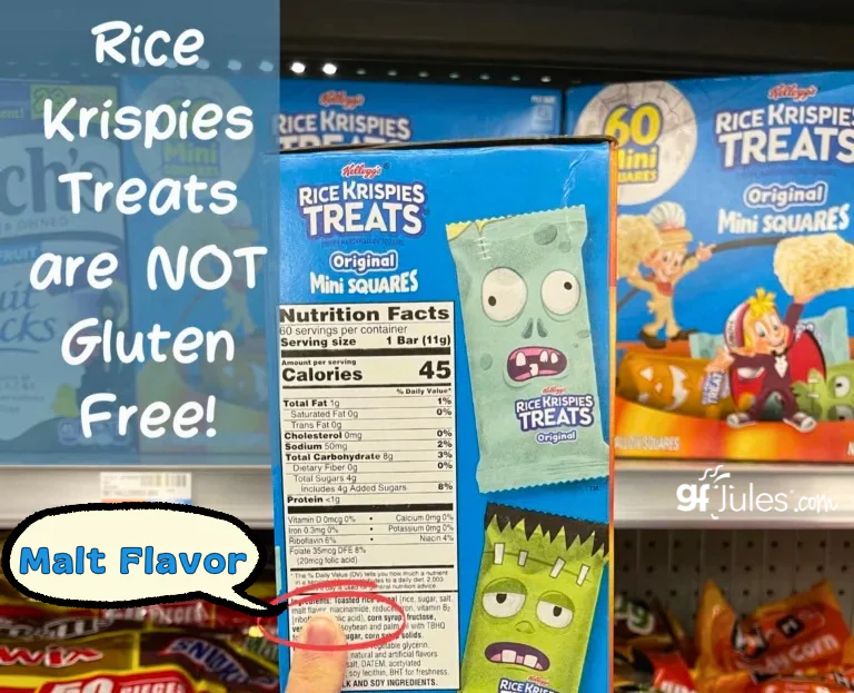 Rice Krispies Treats are NOT Gluten Free