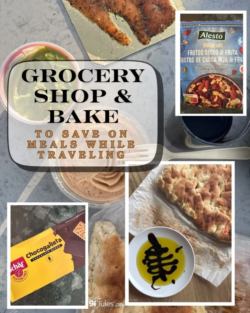 shop and bake while traveling gluten free to save money