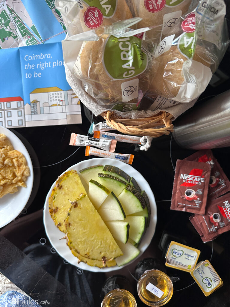 Coimbra Portugal gluten free breakfast