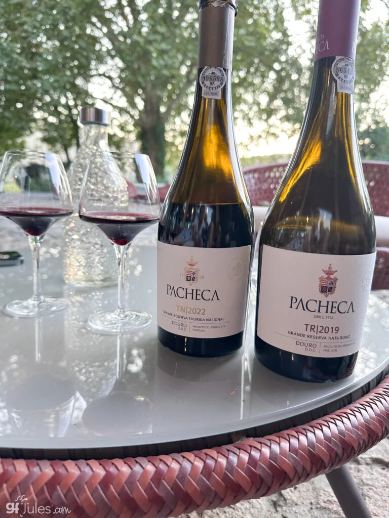 wine tasting in the Douro - bring along gluten free snacks