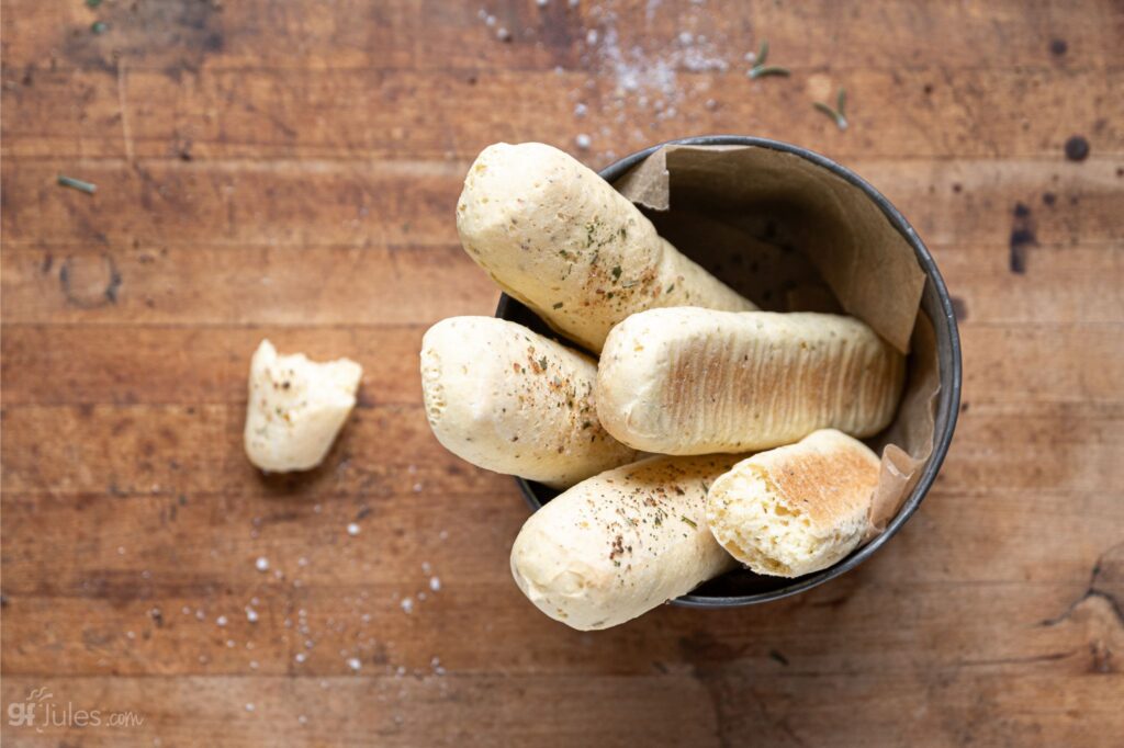 easy gluten free breadsticks recipe with focaccia mix