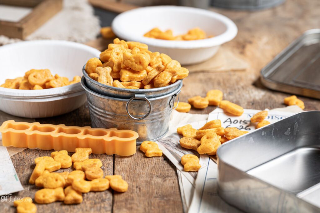 gluten free vegan goldfish in tins